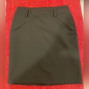 Black pencil skirt